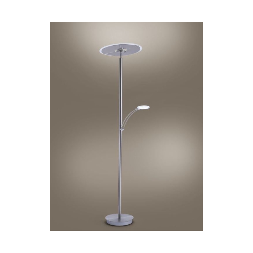 Paul Neuhaus 673-55 - LED Димируем лампион ARTUR 2xLED/21W/230V+1xLED/6W лъскав хром