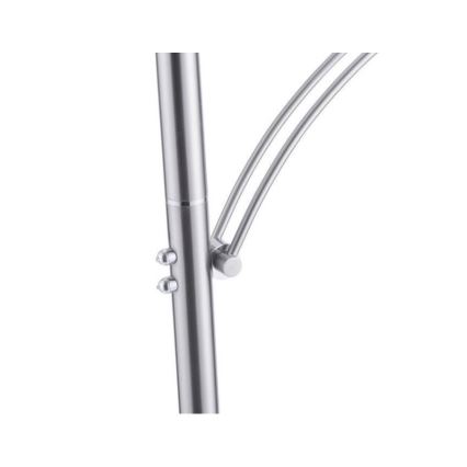 Paul Neuhaus 673-55 - LED димируема подова лампа ARTUR 2xLED/21W/230V+LED/6W лъскав хром