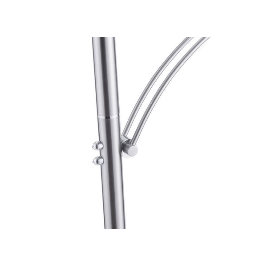 Paul Neuhaus 673-55 - LED димируема подова лампа ARTUR 2xLED/21W/230V+LED/6W лъскав хром