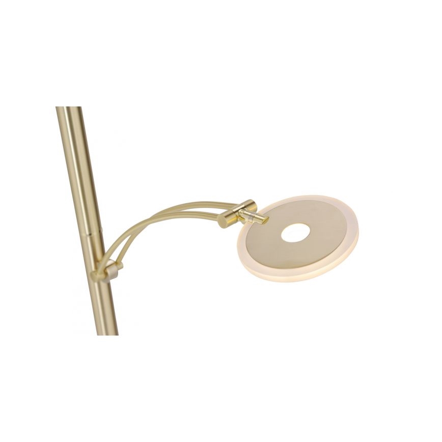 Paul Neuhaus 673-60 - LED димируема подова лампа ARTUR 2xLED/21W/230V+LED/6W златна