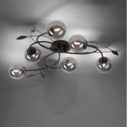Paul Neuhaus 6737-18 - LED Повърхностен полилей WIDOW 6xG9/3W/230V