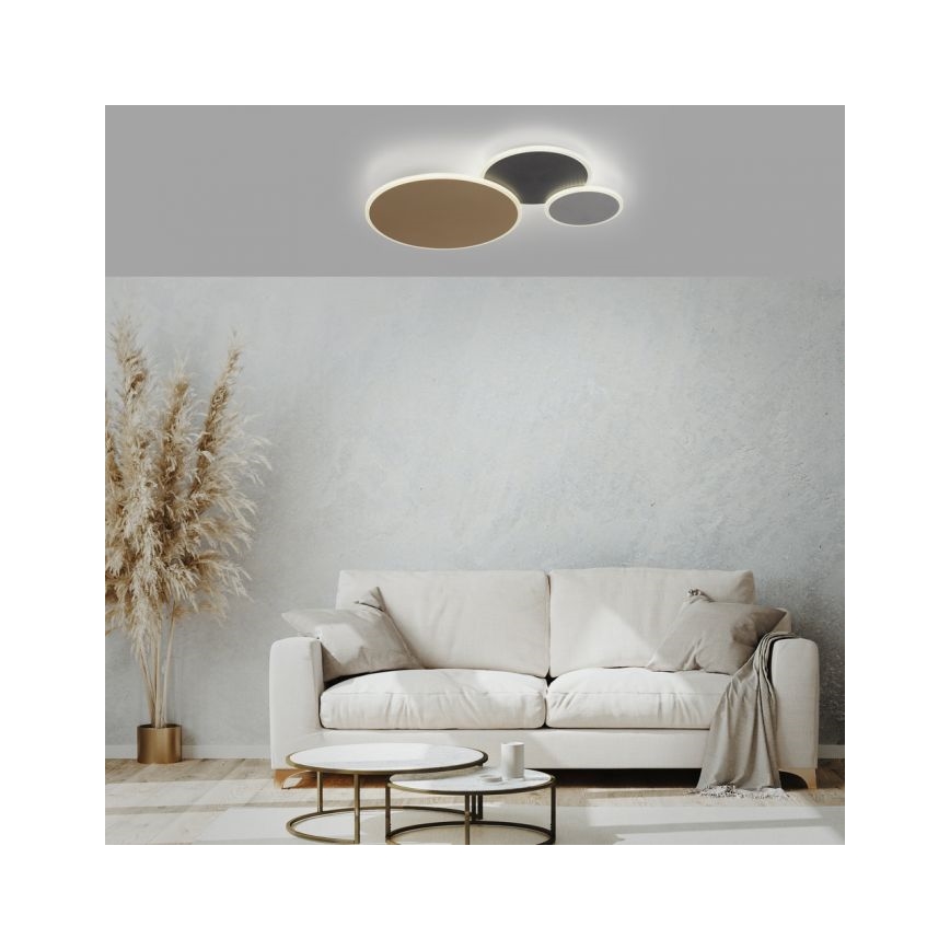 Paul Neuhaus 8007-70 - LED Димируем плафон Q-PIATO LED/35W/230V 2700-5000K Wi-Fi + дистанционно управление