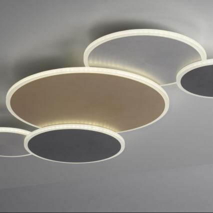 Paul Neuhaus 8008-70 - LED Димируем плафон Q-PIATO LED/49W/230V 2700-5000K Wi-Fi + дистанционно управление
