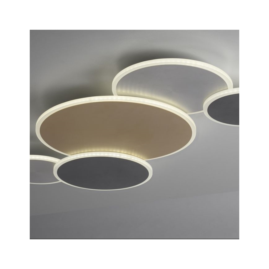 Paul Neuhaus 8008-70 - LED Димируем плафон Q-PIATO LED/49W/230V 2700-5000K Wi-Fi + дистанционно управление
