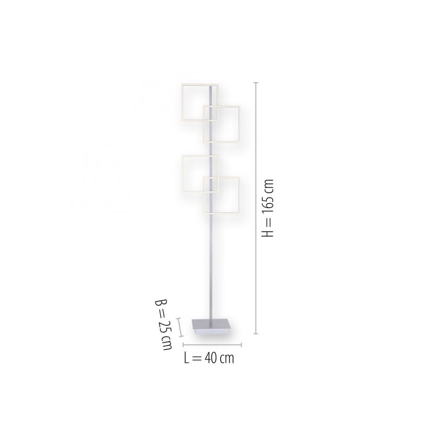 Paul Neuhaus 817-55 - LED Димируем лампион INIGO 4xLED/8W/230V + дистанционно