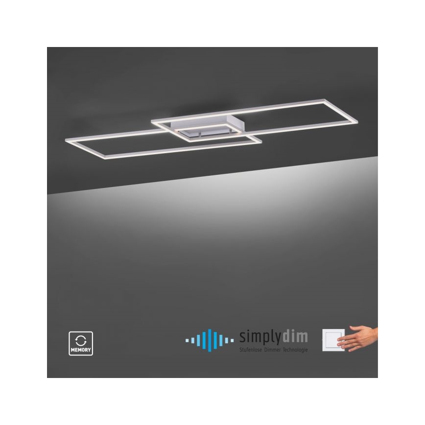 Paul Neuhaus 8194-55 - LED Димируем полилей INIGO 2xLED/20W/230V