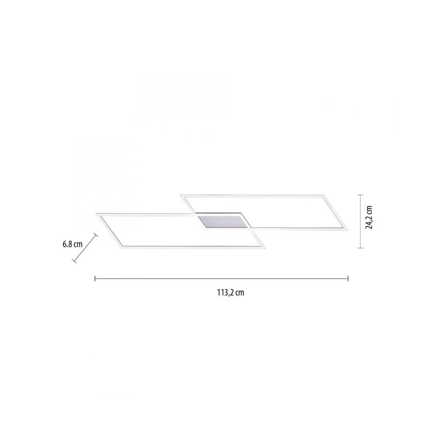 Paul Neuhaus 8194-55 - LED Димируем полилей INIGO 2xLED/20W/230V