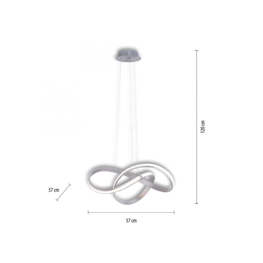 Paul Neuhaus 8291-55 - LED Димируем пендел MELINDA LED/30W/230V