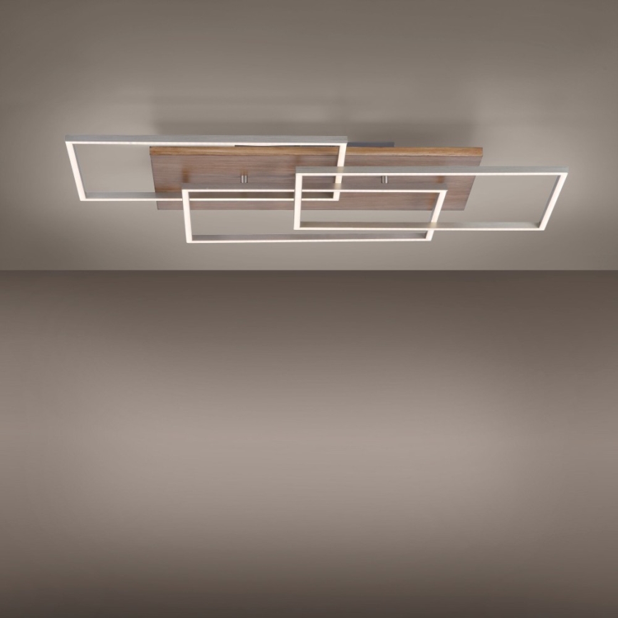 Paul Neuhaus 8330-79 - LED Димируем полилей за повърхностен монтаж PALMA 3xLED/12W/230V бор + дистанционно управление