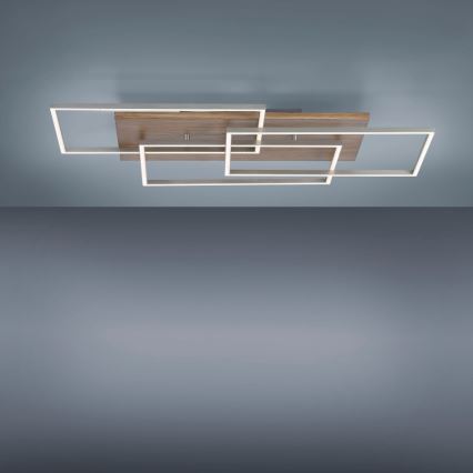 Paul Neuhaus 8330-79 - LED Димируем полилей за повърхностен монтаж PALMA 3xLED/12W/230V бор + дистанционно управление