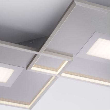 Paul Neuhaus 8378-55 - LED Димируем плафон AMARA LED/45W/230V лъскав хром + дистанционно управление
