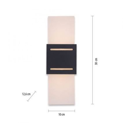 Paul Neuhaus 9007-13 - Аплик ORMA 1xG9/40W/230V черен