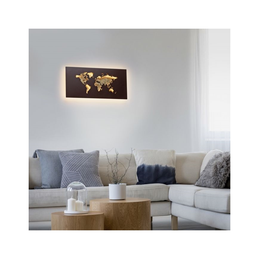 Paul Neuhaus 9056-48 - LED Декоративна лампа за стена MAP LED/25W/230V 3000K