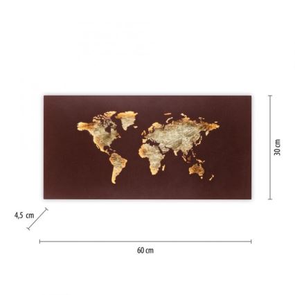 Paul Neuhaus 9056-48 - LED Декоративна лампа за стена MAP LED/25W/230V 3000K