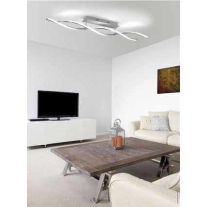Paul Neuhaus 9143-55 - LED Димируем повърхностен полилей POLINA 2xLED/10,2W/230V