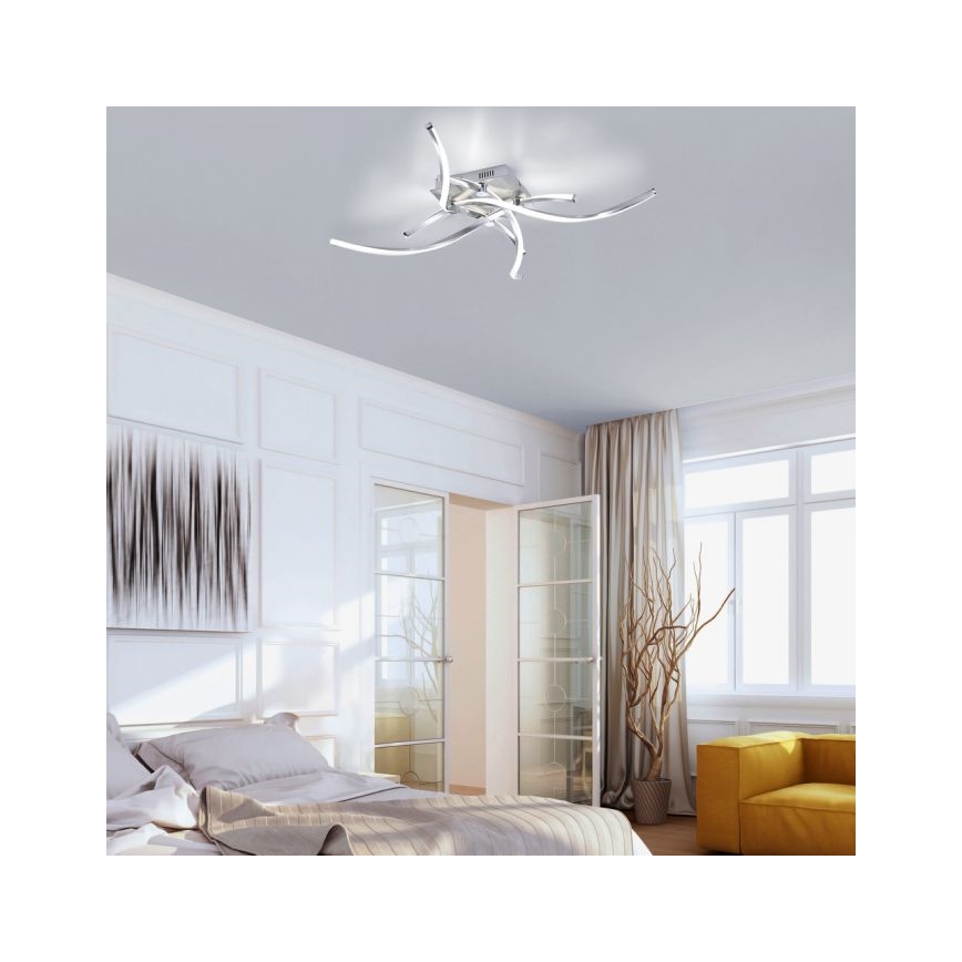 Paul Neuhaus 9144-55 - LED Димируем повърхностен полилей POLINA LED/27W/230V