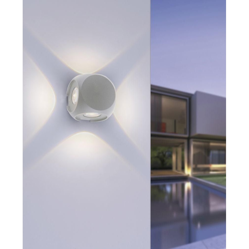 Paul Neuhaus 9485-21 - LED Екстериорен аплик CARLO 4xLED/0,8W/230V IP54