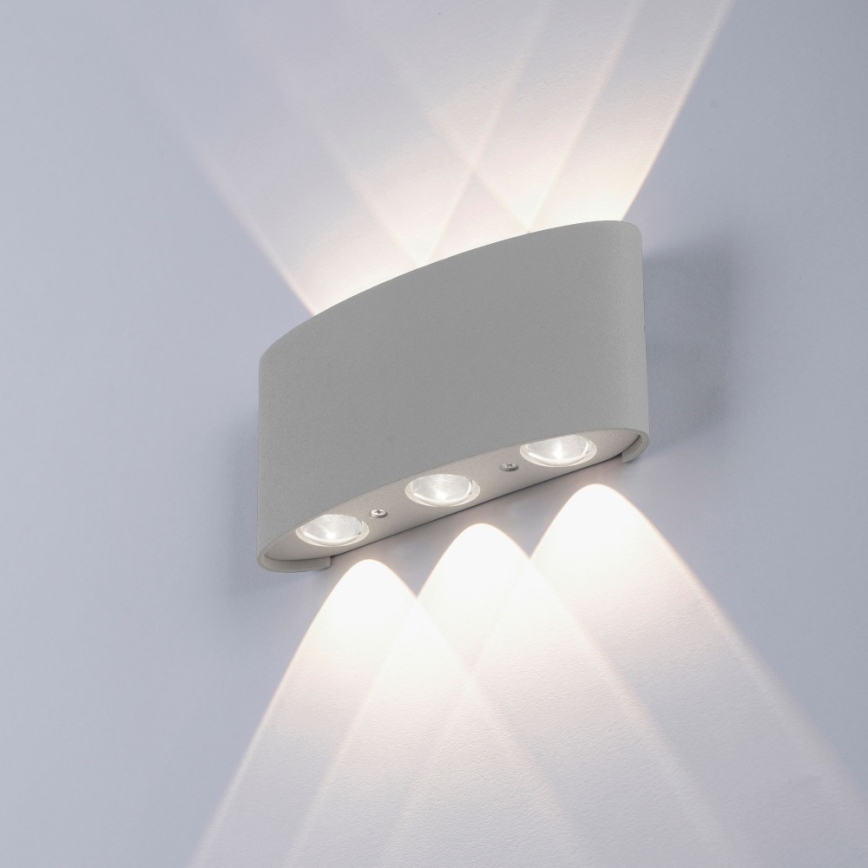 Paul Neuhaus 9488-21 - LED Екстериорен аплик CARLO 6xLED/0,8W/230V IP54