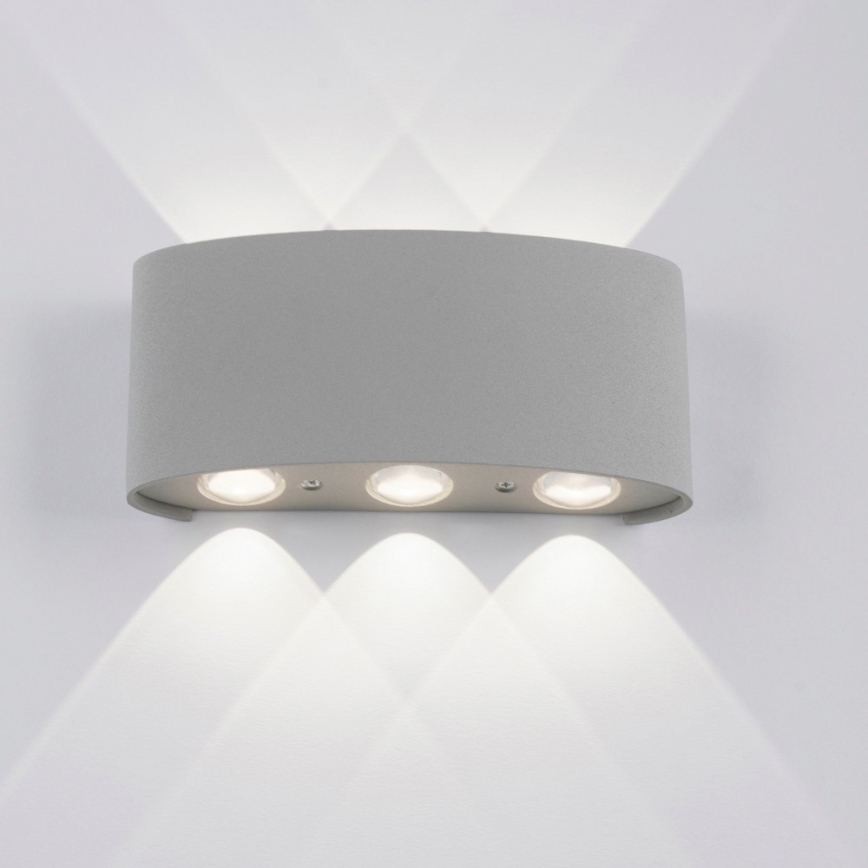 Paul Neuhaus 9488-21 - LED Екстериорен аплик CARLO 6xLED/0,8W/230V IP54