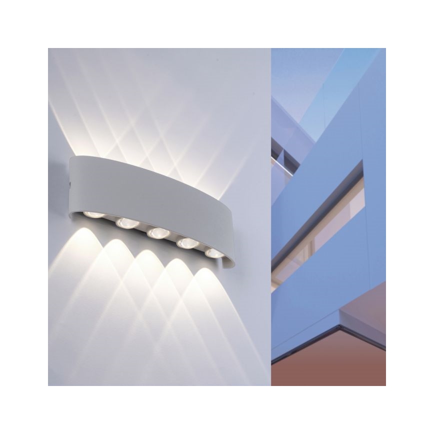 Paul Neuhaus 9489-21- LED Екстериорен аплик CARLO 10xLED/0,8W/230V IP54