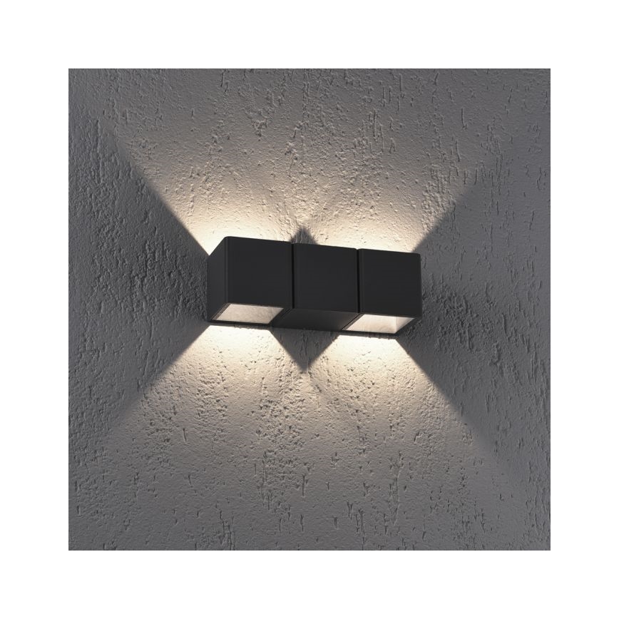 Paul Neuhaus 9658-13 - LED Екстериорен аплик MARCEL 2xLED/4W/230V IP54