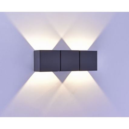 Paul Neuhaus 9658-13 - LED Екстериорен аплик MARCEL 2xLED/4W/230V IP54