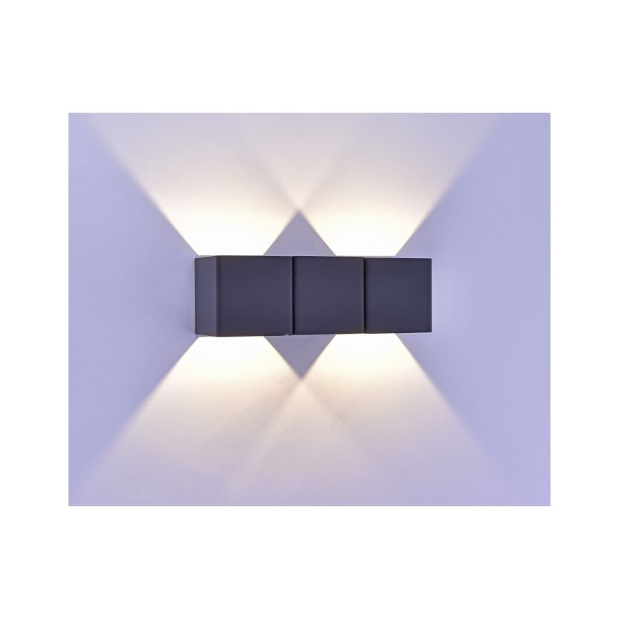 Paul Neuhaus 9658-13 - LED Екстериорен аплик MARCEL 2xLED/4W/230V IP54