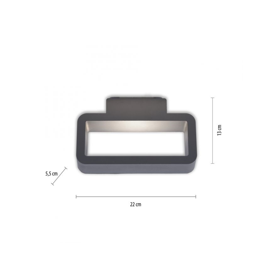 Paul Neuhaus 9668-13 - LED Екстериорен аплик HENDRIK LED/5,2W/230V IP54