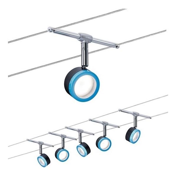 Paulmann 3982 - К-кт 5xLED/4W Спот за релсова система TIP 230V