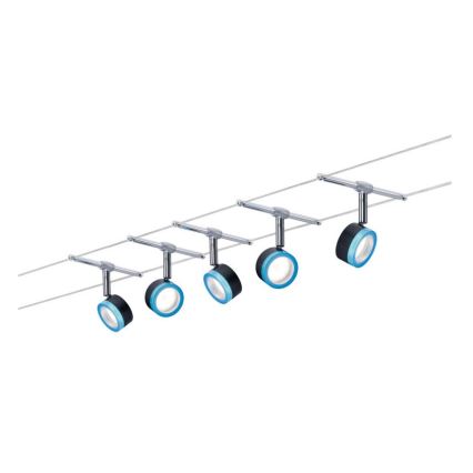 Paulmann 3982 - К-кт 5xLED/4W Спот за релсова система TIP 230V