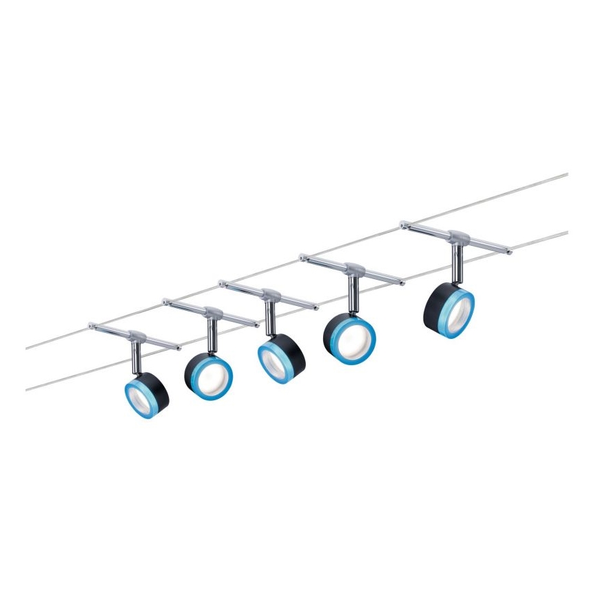 Paulmann 3982 - К-кт 5xLED/4W Спот за релсова система TIP 230V