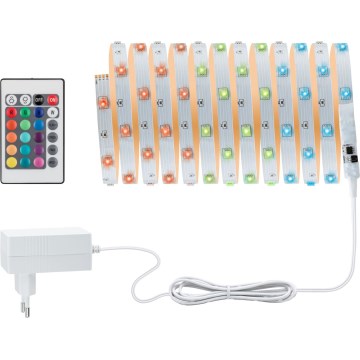 Paulmann 3988 - LED RGBW/13W димируема лента TIP 5 м 230V + дистанционно управление