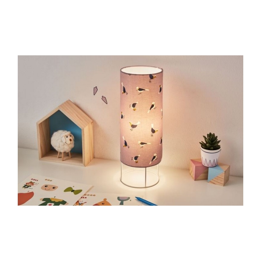 Paulmann 48044 - 1xE14/20W Детска настолна лампа CUTE BIRD 230V
