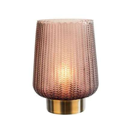 Paulmann 48137 - LED-1xE27/0,8W Настолна лампа GLAMOUR 3xAA/4,5V розов