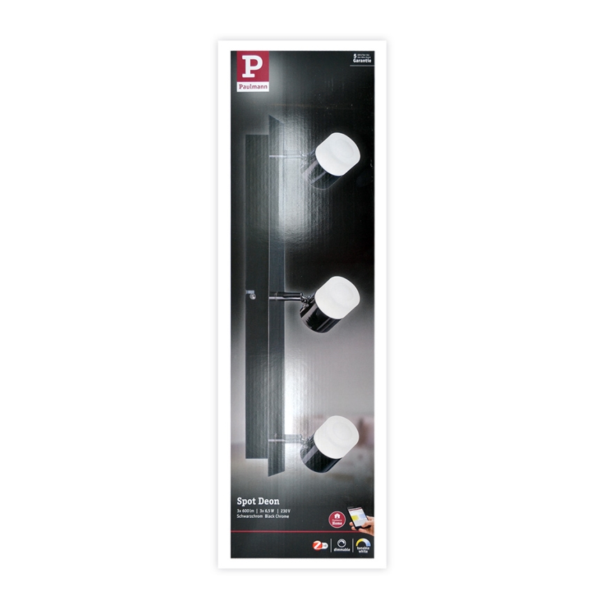 Paulmann 50099 - 3xLED/6,5W Димируем спот SMART DEON 230V ZigBee