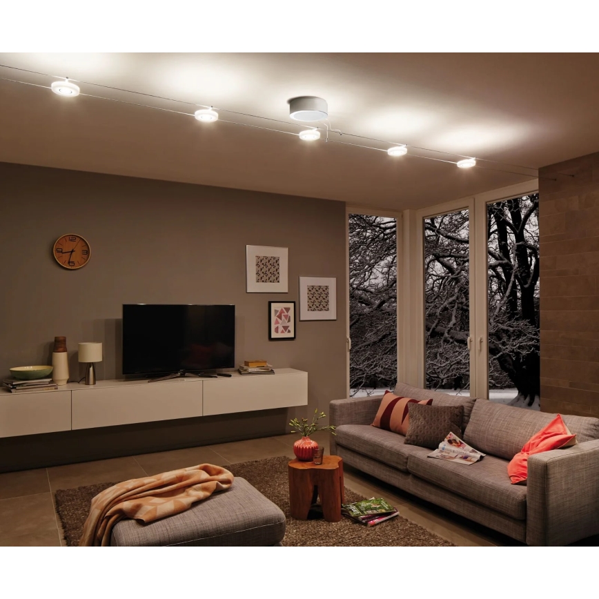 Paulmann 50109 - К-кт 4xLED/4,4W Димируем спот за релсова система SMART DISC 230V