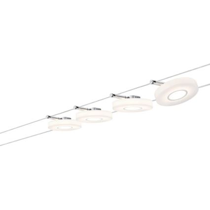 Paulmann 50109 - К-кт 4xLED/4,4W Димируем спот за релсова система SMART DISC 230V