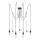 Paulmann 50390 - Пендел NEORDIC 7xE27/20W/230V паяк