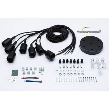 Paulmann 50390 - Пендел NEORDIC 7xE27/20W/230V паяк
