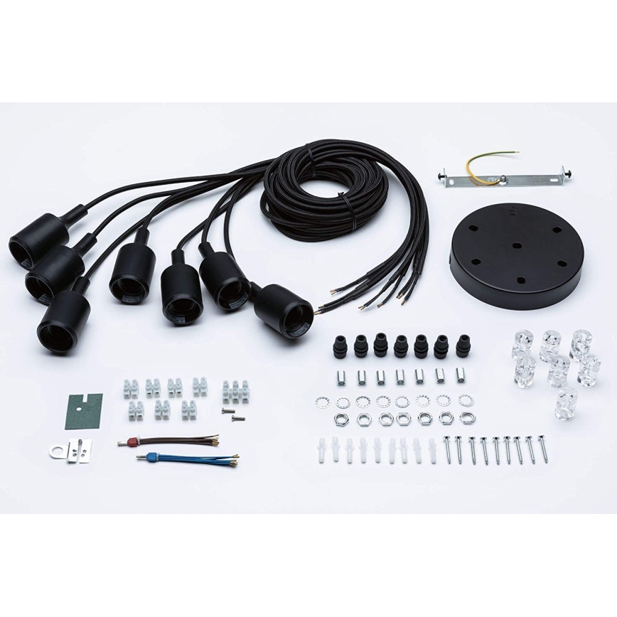 Paulmann 50390 - Пендел NEORDIC 7xE27/20W/230V паяк