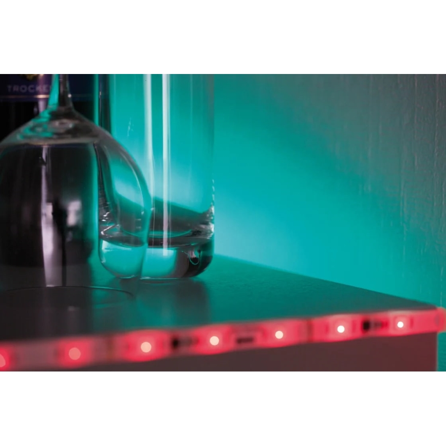 Paulmann 70480 - LED RGBW/16,5W Димируема лента DIGITAL 5 м 230V + дистанционно управление