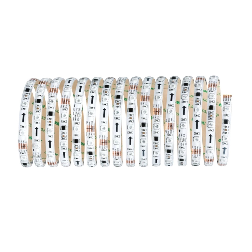 Paulmann 70480 - LED RGBW/16,5W Димируема лента DIGITAL 5 м 230V + дистанционно управление
