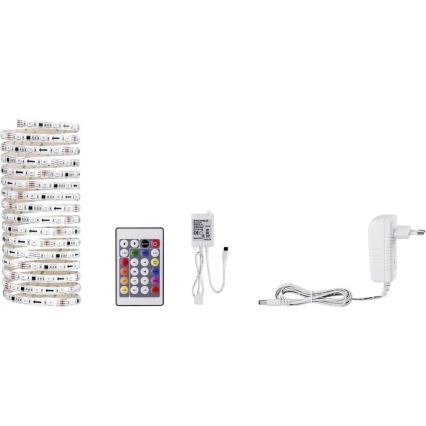 Paulmann 70480 - LED RGBW/16,5W Димируема лента DIGITAL 5 м 230V + дистанционно управление