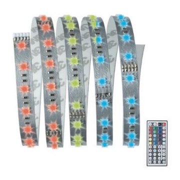 Paulmann 70587 - RGB LED/20W димируема лента MAXLED 1,5m 230V + дистанционно управление