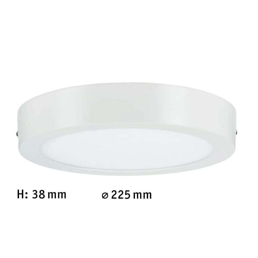 Paulmann 70642 - LED/12,5W Плафон LUNAR 230V Ø 22,5 см бял