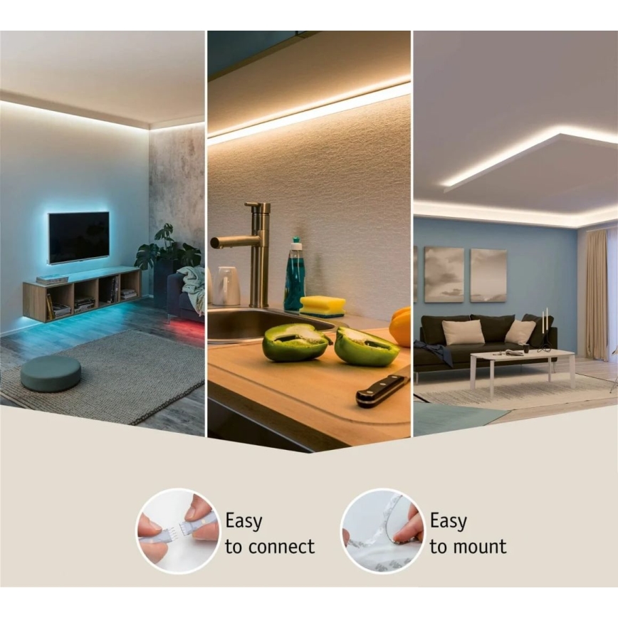 Paulmann 70669 - LED/35W IP44 Димируема лента за баня MAXLED 3 m 6500K 230V