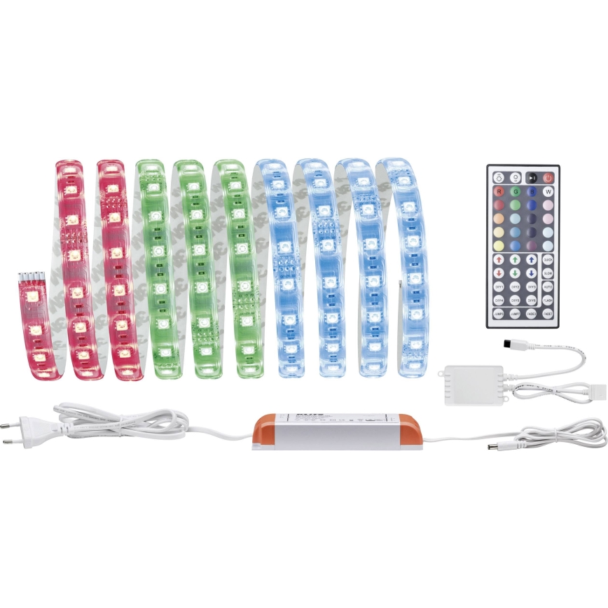 Paulmann 70673 - LED RGB/40W Димируема лента MAXLED 3м 230V + дистанционно