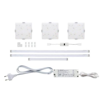 Paulmann 70710 - К-кт 3xLED/3,3W Осветление за мебели със сензор SOFTPAD 230V 2700K