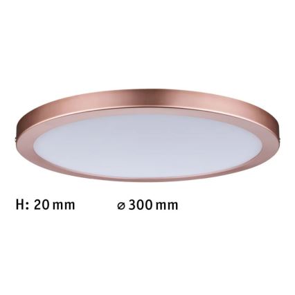 Paulmann 70872 - LED/22W Димируем панел ATRIA 230V 2700K Ø 30 см розовозлатист