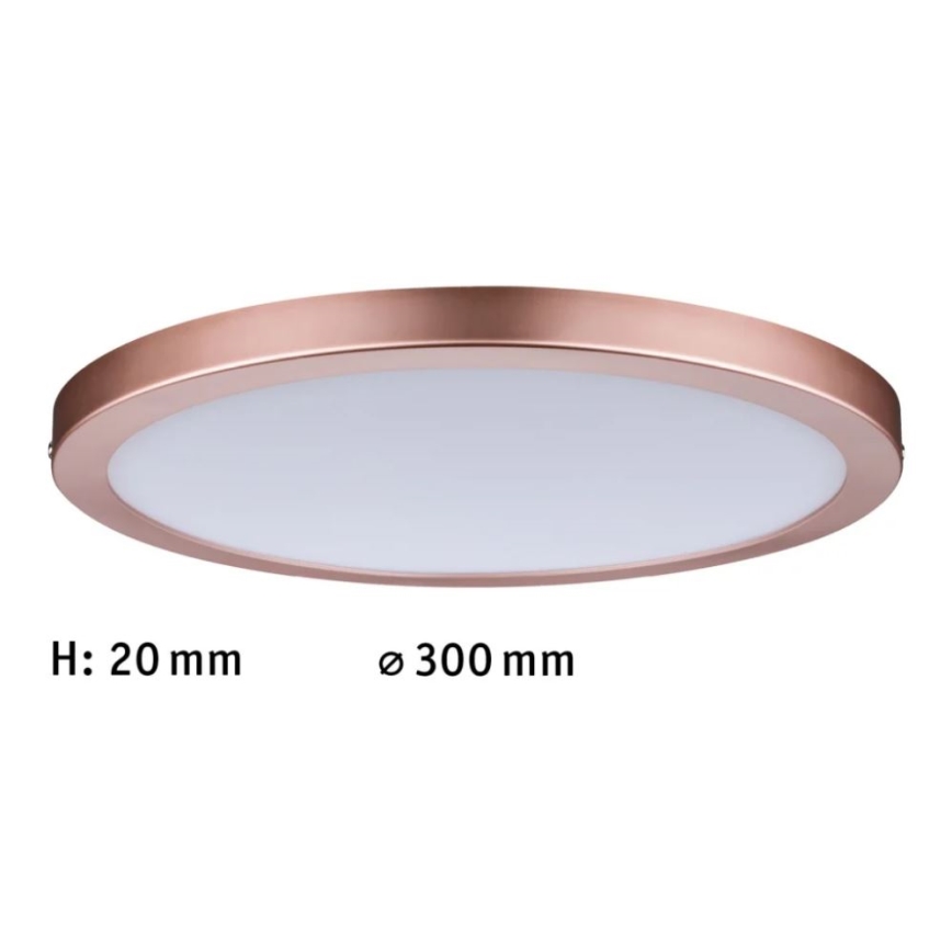 Paulmann 70872 - LED/22W Димируем панел ATRIA 230V 2700K Ø 30 см розовозлатист